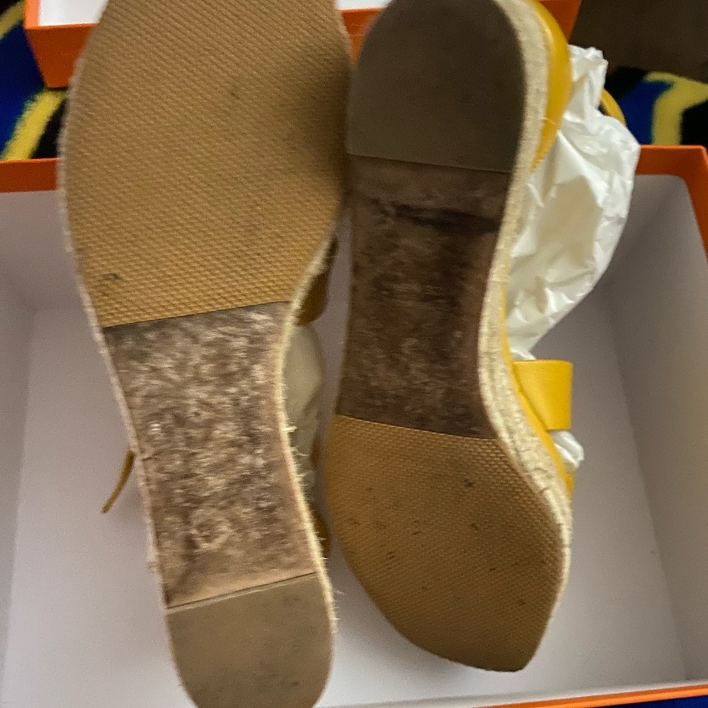 HERMES ELDA ESPADILLES WEGDES SHOES - Picture 6 of 13